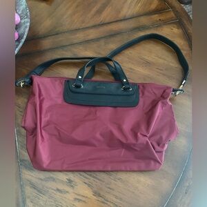 Neiman Marcus Nylon/PVC Bag with Removable Straps